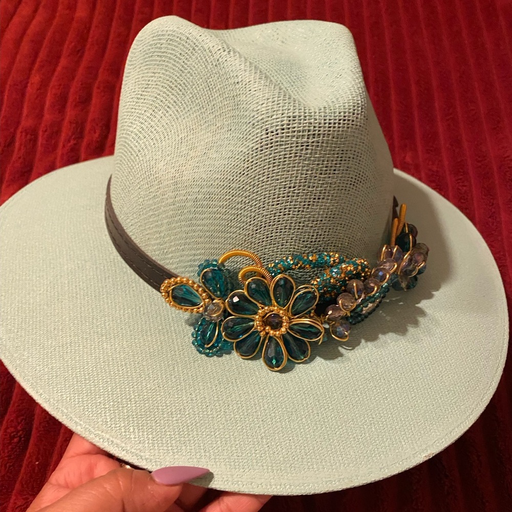 New Jute fedora Artesian Hat